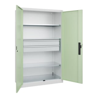 C+P Schwerlastschrank Acurado Pro 1950 x 1200 x 500mm 9016/6019