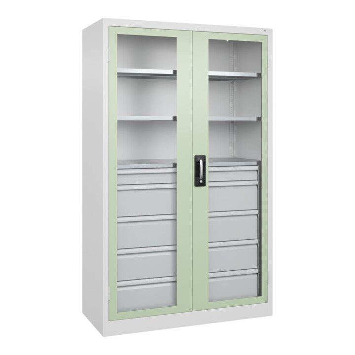 C+P Schwerlastschrank Acurado Pro 1950 x 1200 x 500mm 9016/6019
