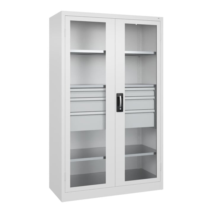 C+P Schwerlastschrank Acurado Pro 1950 x 1200 x 500mm 9016/9016