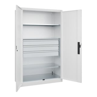 C+P Schwerlastschrank Acurado Pro 1950 x 1200 x 500mm 9016/9016