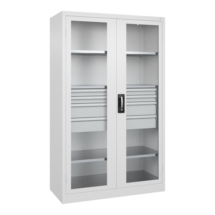 C+P Schwerlastschrank Acurado Pro 1950 x 1200 x 500mm 9016/9016