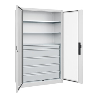 C+P Schwerlastschrank Acurado Pro 1950 x 1200 x 500mm 9016/9016