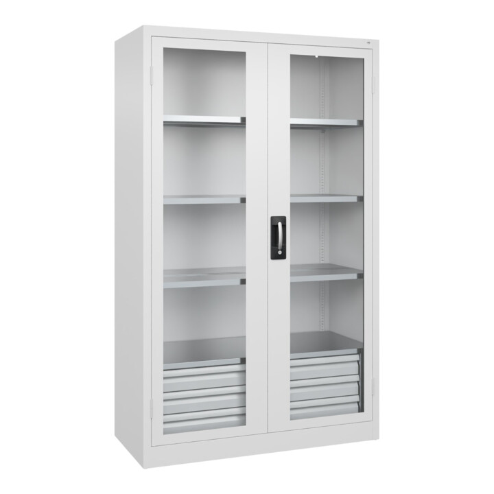 C+P Schwerlastschrank Acurado Pro 1950 x 1200 x 500mm 9016/9016