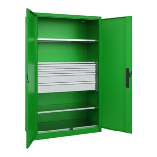 C+P Schwerlastschrank Acurado Pro 1950 x 1200 x 500mm mit Schubladen