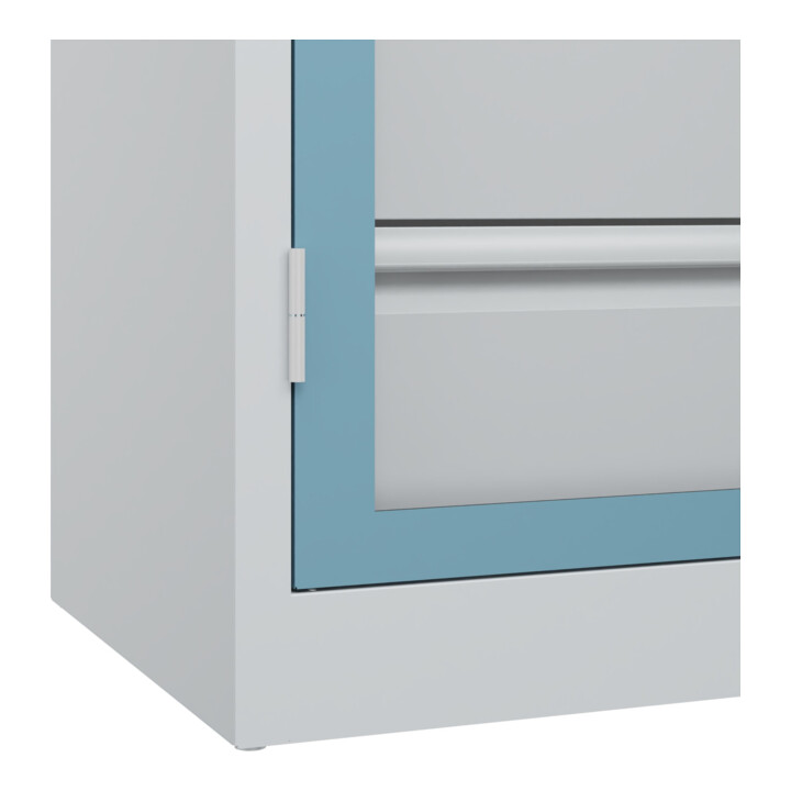 C+P Schwerlastschrank Acurado Pro 1950 x 1200 x 500mm mit Schubladen