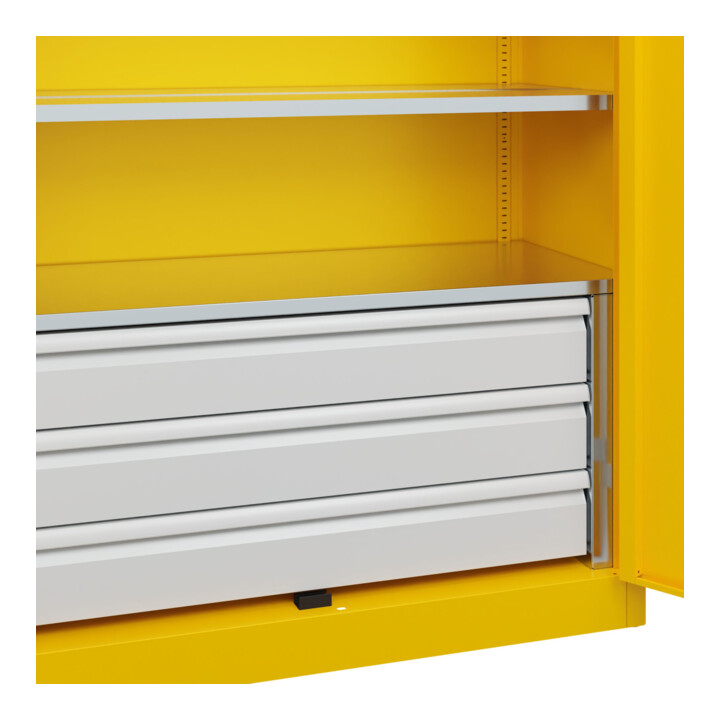 C+P Schwerlastschrank Acurado Pro 1950 x 1200 x 500mm RAL 1023