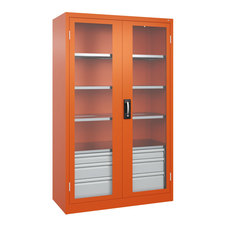 C+P Schwerlastschrank Acurado Pro 1950 x 1200 x 500mm RAL 2004