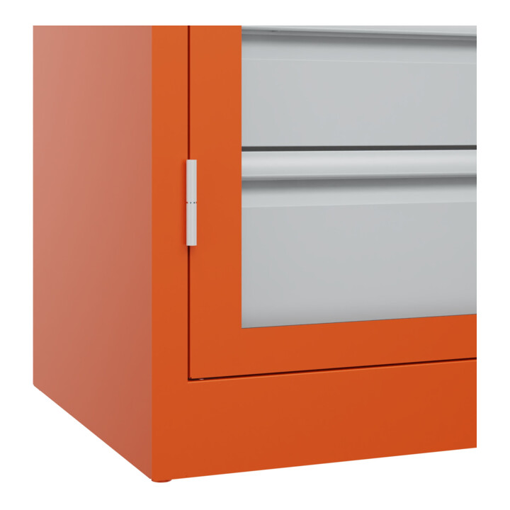C+P Schwerlastschrank Acurado Pro 1950 x 1200 x 500mm RAL 2004