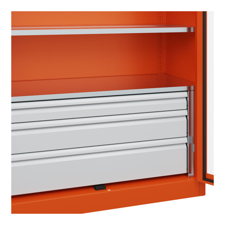 C+P Schwerlastschrank Acurado Pro 1950 x 1200 x 500mm RAL 2004