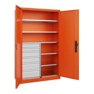 C+P Schwerlastschrank Acurado Pro 1950 x 1200 x 500mm RAL 2004