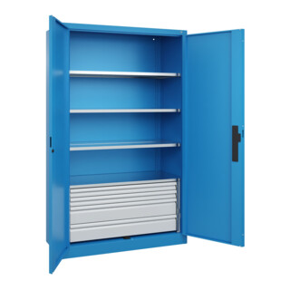 C+P Schwerlastschrank Acurado Pro 1950 x 1200 x 500mm RAL 5012