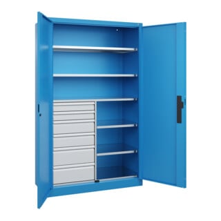 C+P Schwerlastschrank Acurado Pro 1950 x 1200 x 500mm RAL 5012