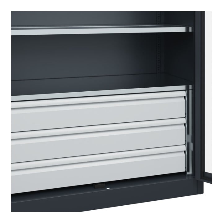 C+P Schwerlastschrank Acurado Pro 1950 x 1200 x 600 mm 7016/7016
