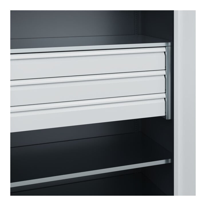 C+P Schwerlastschrank Acurado Pro 1950 x 1200 x 600 mm 7016/7035