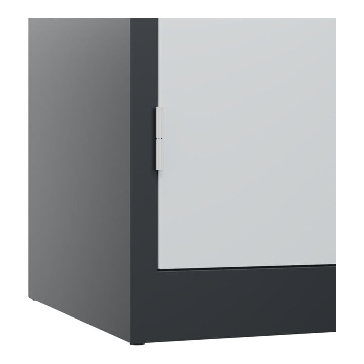 C+P Schwerlastschrank Acurado Pro 1950 x 1200 x 600 mm 7021/7035
