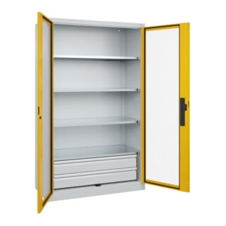 C+P Schwerlastschrank Acurado Pro 1950 x 1200 x 600 mm 7035/1004