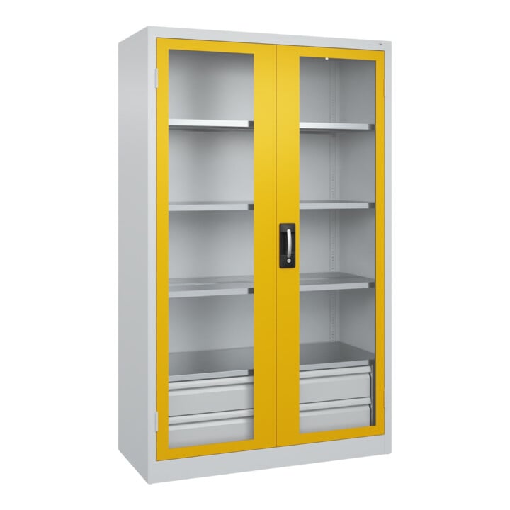 C+P Schwerlastschrank Acurado Pro 1950 x 1200 x 600 mm 7035/1004
