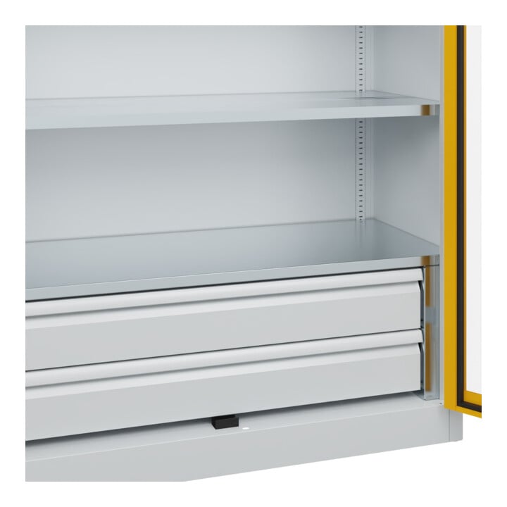 C+P Schwerlastschrank Acurado Pro 1950 x 1200 x 600 mm 7035/1004