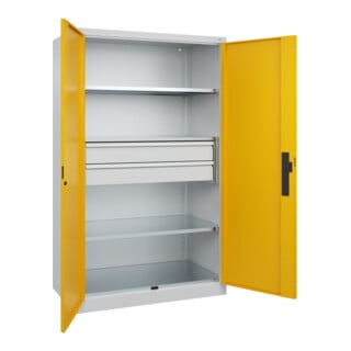 C+P Schwerlastschrank Acurado Pro 1950 x 1200 x 600 mm 7035/1004