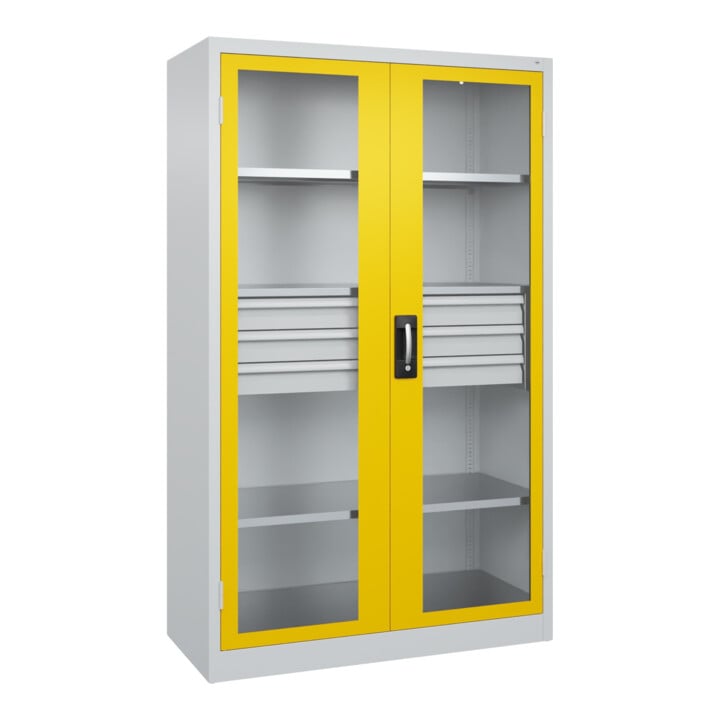 C+P Schwerlastschrank Acurado Pro 1950 x 1200 x 600 mm 7035/1023