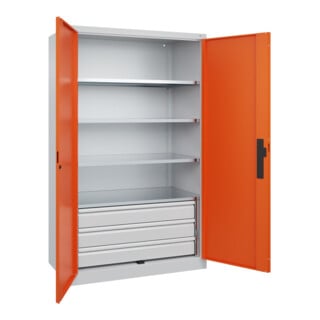 C+P Schwerlastschrank Acurado Pro 1950 x 1200 x 600 mm 7035/2004