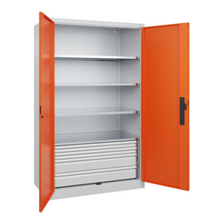 C+P Schwerlastschrank Acurado Pro 1950 x 1200 x 600 mm 7035/2004