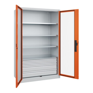 C+P Schwerlastschrank Acurado Pro 1950 x 1200 x 600 mm 7035/2004