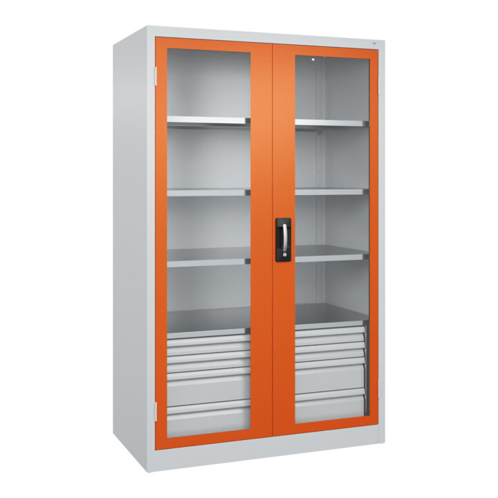 C+P Schwerlastschrank Acurado Pro 1950 x 1200 x 600 mm 7035/2004