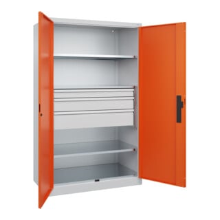 C+P Schwerlastschrank Acurado Pro 1950 x 1200 x 600 mm 7035/2004