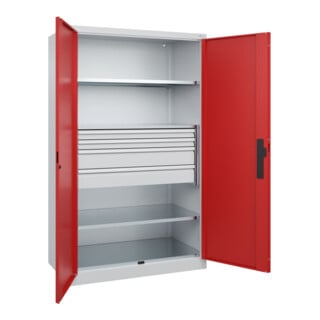 C+P Schwerlastschrank Acurado Pro 1950 x 1200 x 600 mm 7035/3000