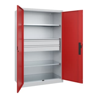 C+P Schwerlastschrank Acurado Pro 1950 x 1200 x 600 mm 7035/3000