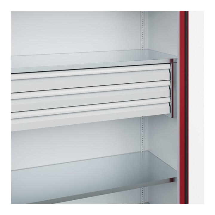 C+P Schwerlastschrank Acurado Pro 1950 x 1200 x 600 mm 7035/3003