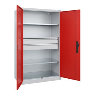 C+P Schwerlastschrank Acurado Pro 1950 x 1200 x 600 mm 7035/3020