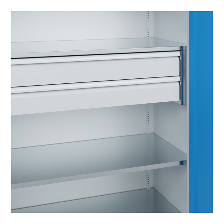C+P Schwerlastschrank Acurado Pro 1950 x 1200 x 600 mm 7035/5012