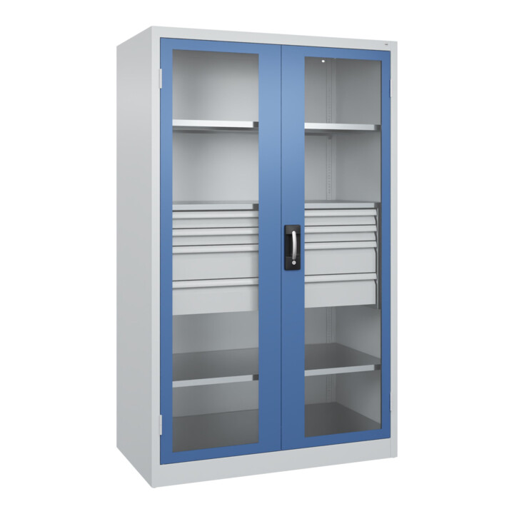 C+P Schwerlastschrank Acurado Pro 1950 x 1200 x 600 mm 7035/5023