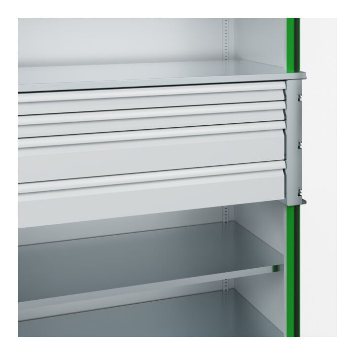 C+P Schwerlastschrank Acurado Pro 1950 x 1200 x 600 mm 7035/6037