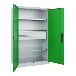 C+P Schwerlastschrank Acurado Pro 1950 x 1200 x 600 mm 7035/6037