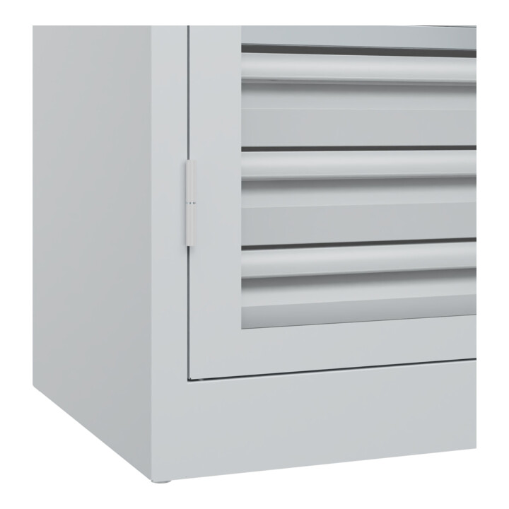 C+P Schwerlastschrank Acurado Pro 1950 x 1200 x 600 mm 7035/7035