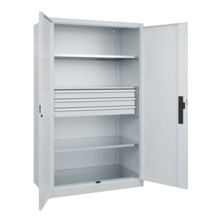 C+P Schwerlastschrank Acurado Pro 1950 x 1200 x 600 mm 7035/7035