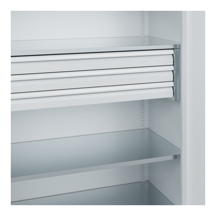 C+P Schwerlastschrank Acurado Pro 1950 x 1200 x 600 mm 7035/7035