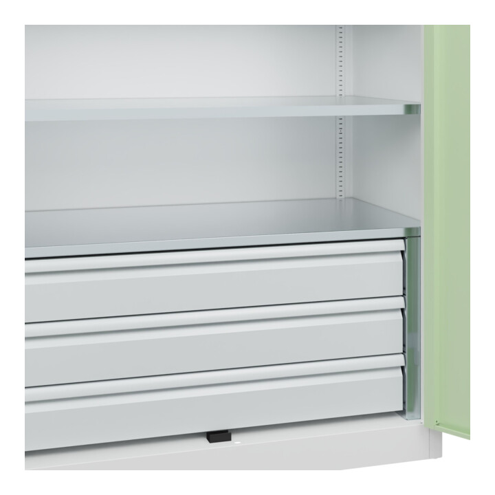 C+P Schwerlastschrank Acurado Pro 1950 x 1200 x 600 mm 9016/6019