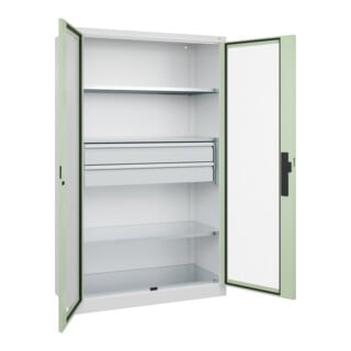 C+P Schwerlastschrank Acurado Pro 1950 x 1200 x 600 mm 9016/6019