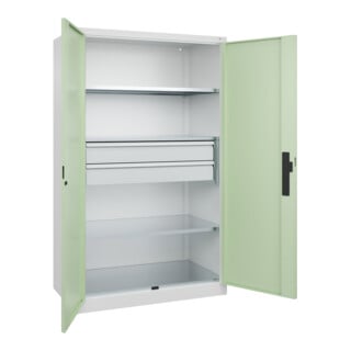 C+P Schwerlastschrank Acurado Pro 1950 x 1200 x 600 mm 9016/6019