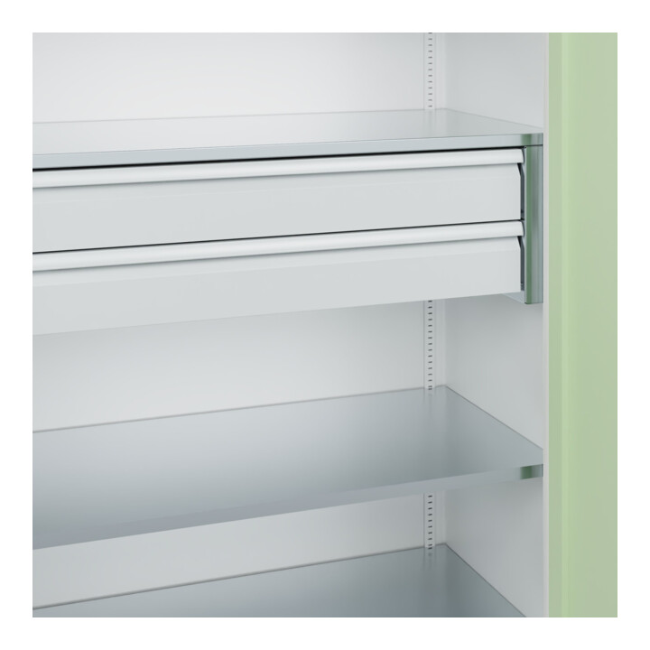 C+P Schwerlastschrank Acurado Pro 1950 x 1200 x 600 mm 9016/6019