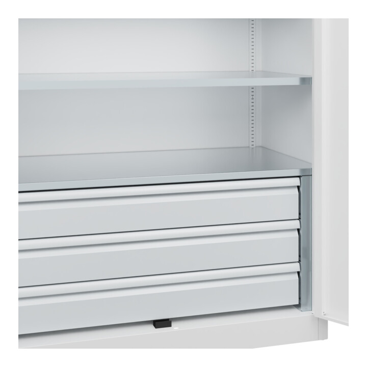 C+P Schwerlastschrank Acurado Pro 1950 x 1200 x 600 mm 9016/9016