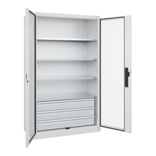 C+P Schwerlastschrank Acurado Pro 1950 x 1200 x 600 mm 9016/9016