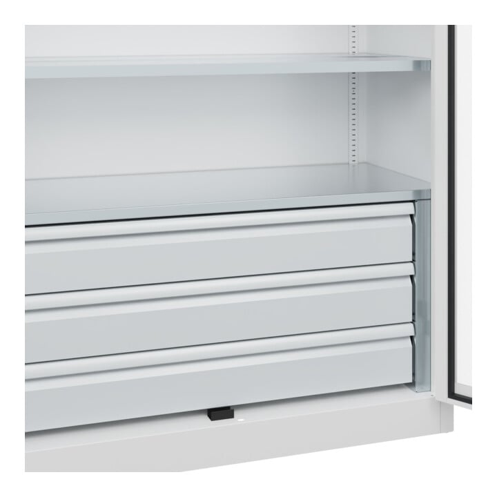 C+P Schwerlastschrank Acurado Pro 1950 x 1200 x 600 mm 9016/9016