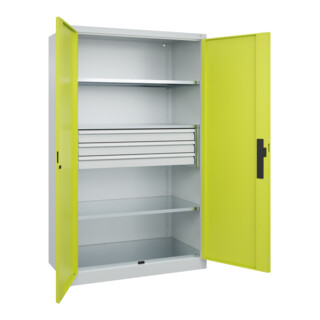 C+P Schwerlastschrank Acurado Pro 1950 x 1200 x 600 mm grau
