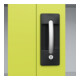 C+P Schwerlastschrank Acurado Pro 1950 x 1200 x 600 mm lichtgrau/clowngrün