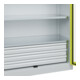 C+P Schwerlastschrank Acurado Pro 1950 x 1200 x 600 mm lichtgrau/clowngrün